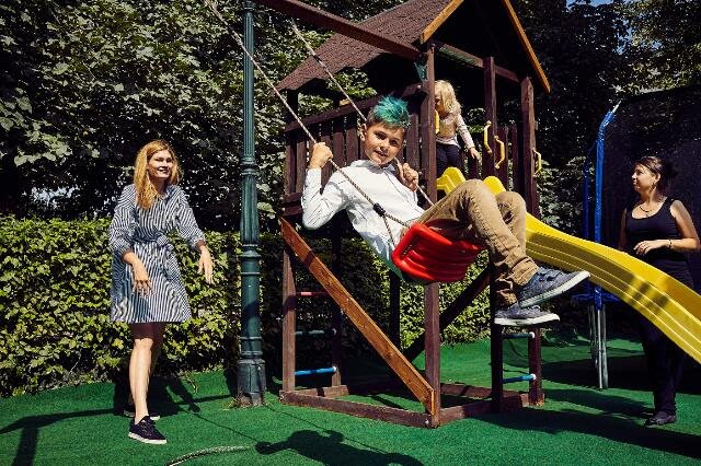 Svišťové na Žofíně.jpg Dětičky se na Žofíně mohou dosyta vyřádit...