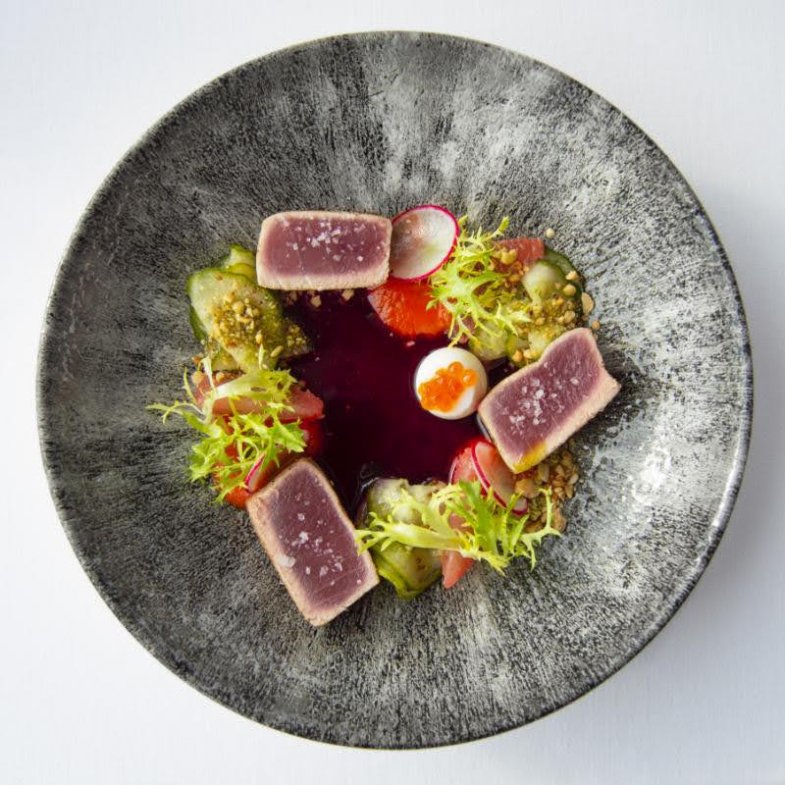 Dílo šéfkuchaře Tomáše Lachmana z restaurace OBLACA