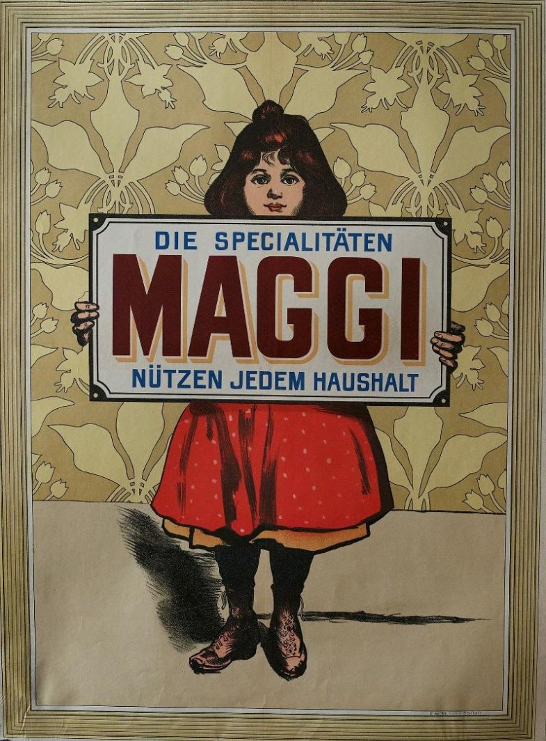 Maggi-Schild, Foto von Firmin Bouisset, gemeinfrei.jpg Maggi-Schild, Foto von Firmin Bouisset, gemeinfrei